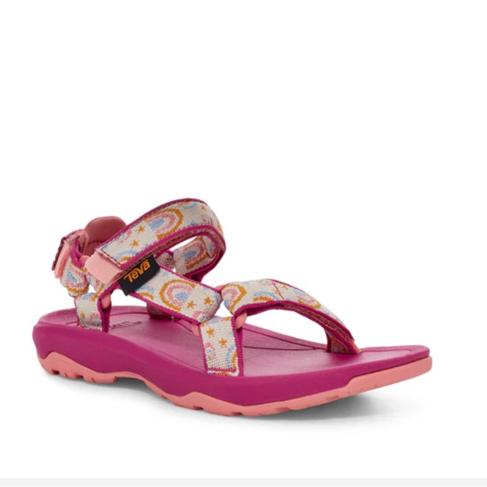 Teva Pink Sandals with Patterned Straps